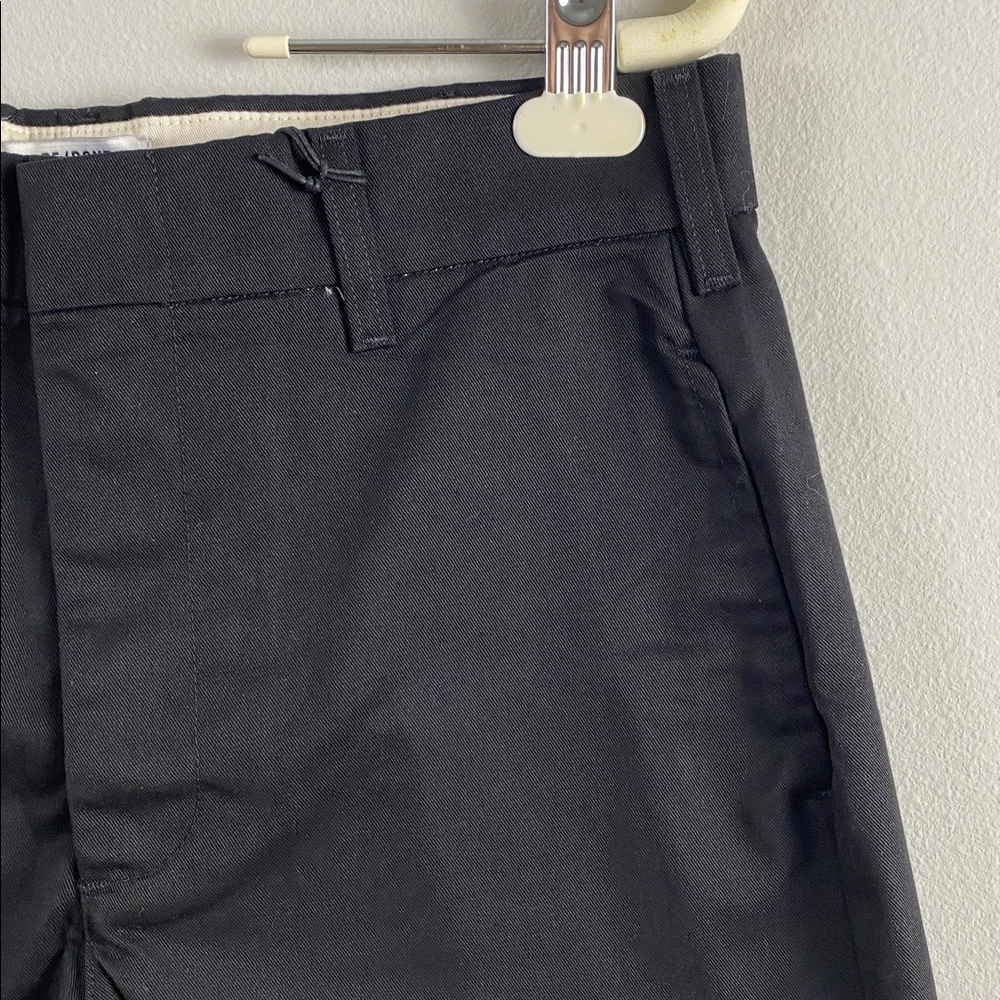 Re/Done Cut Off Trouser Short | High Rise, 4 Pockets | Black - Picture 7 of 13
